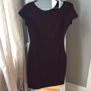 NWT. Banana Republic Dress. Size 0.  Wine color.
